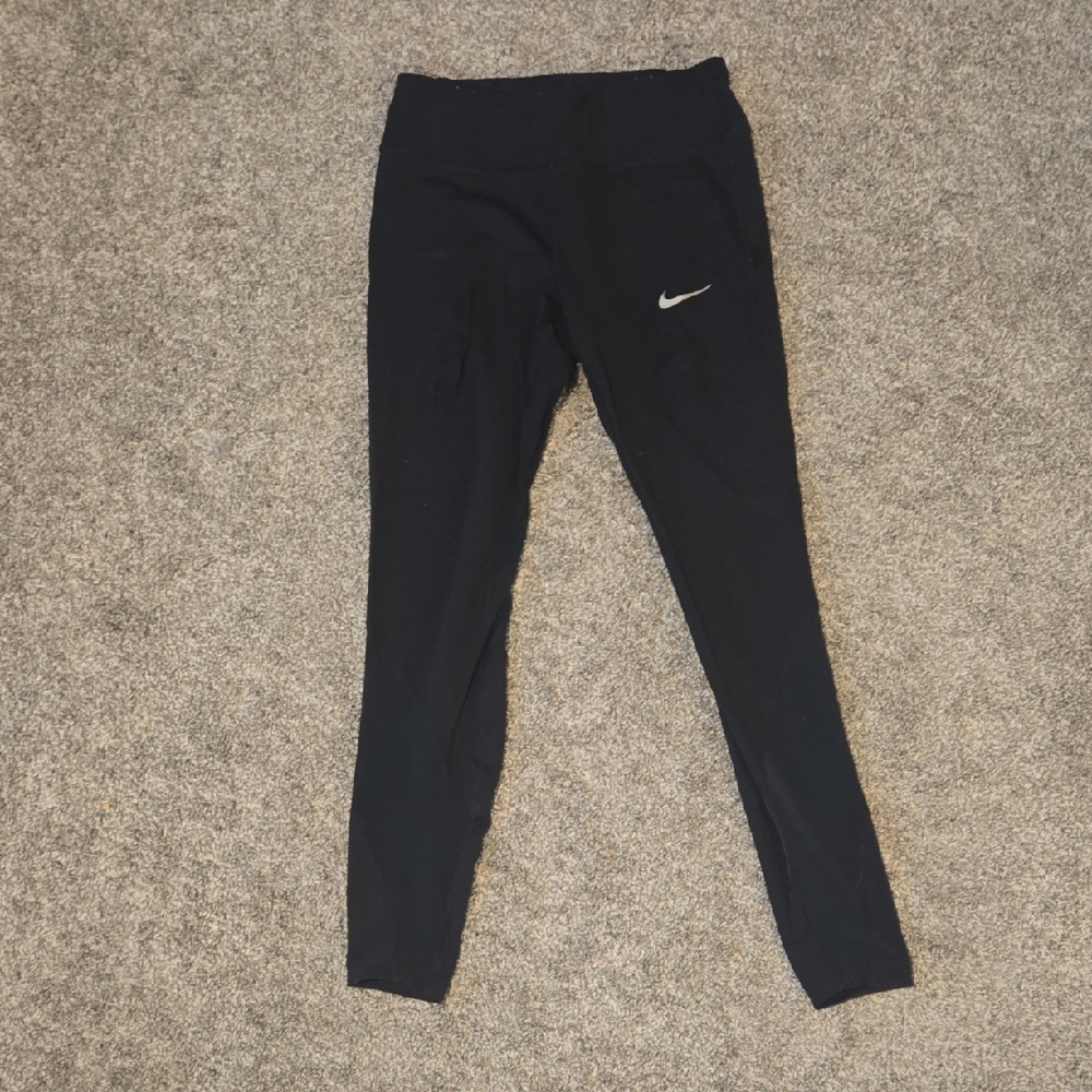 Nike, Calia, UA Women's Leggings - Black, Pink, and Gray - Picture 2 of 8